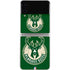 NBA Milwaukee Bucks Green Distressed Galaxy Z Flip4 5G Skin